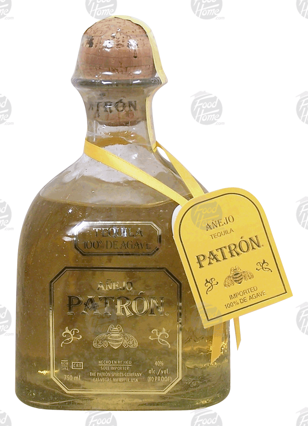 Patron Anejo tequila, 100% de agave, 40% alc. by vol. Full-Size Picture